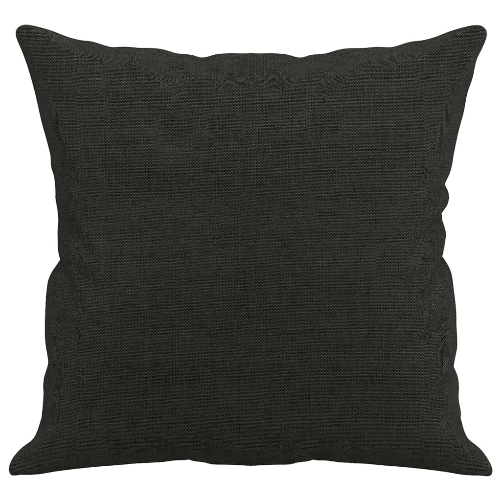 Cuscini Decorativi 2 pz Nero 40x40 cm in Tessuto - homemem39