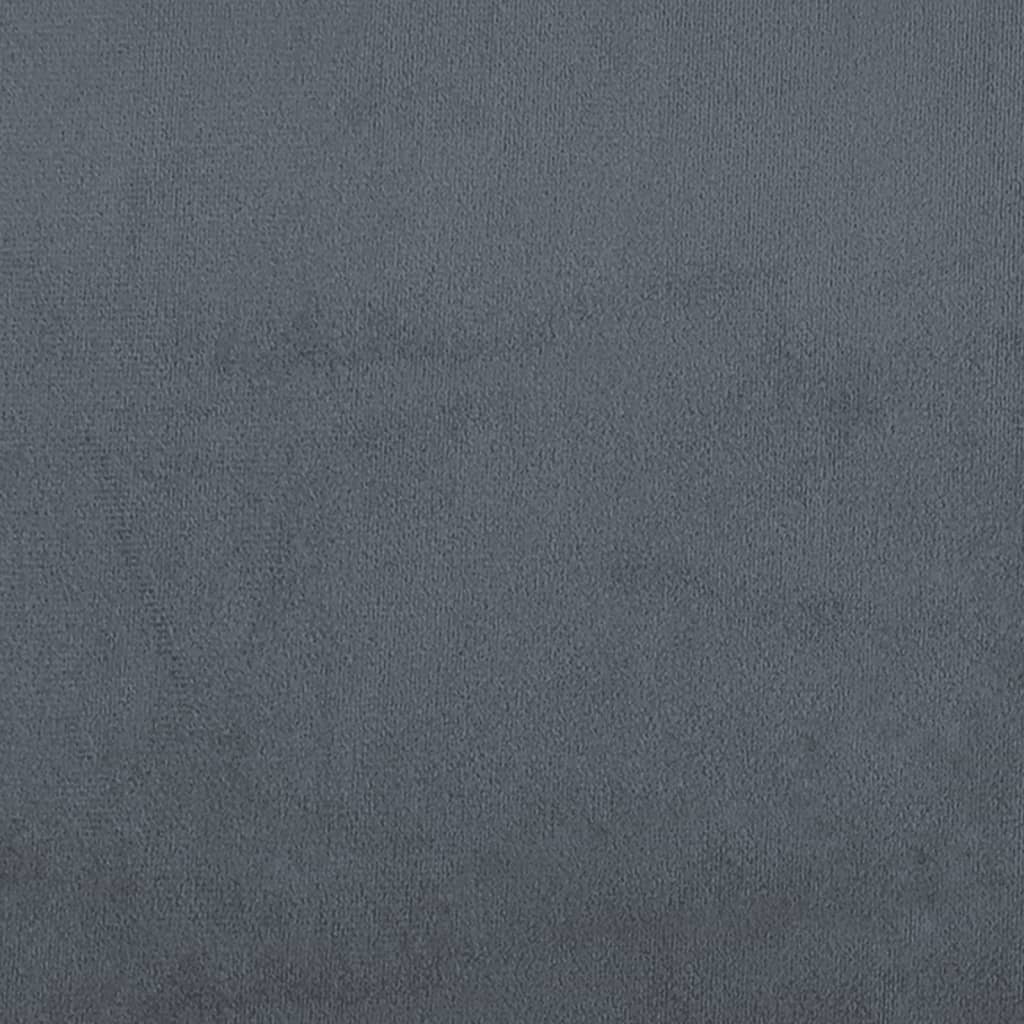 Cuscini Decorativi 2 pz Grigio Scuro Ø15x50 cm in Velluto - homemem39