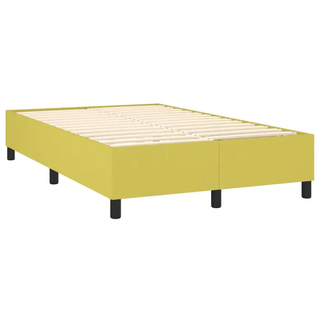 Giroletto a Molle con Materasso Verde 120x200 cm in Tessuto - homemem39