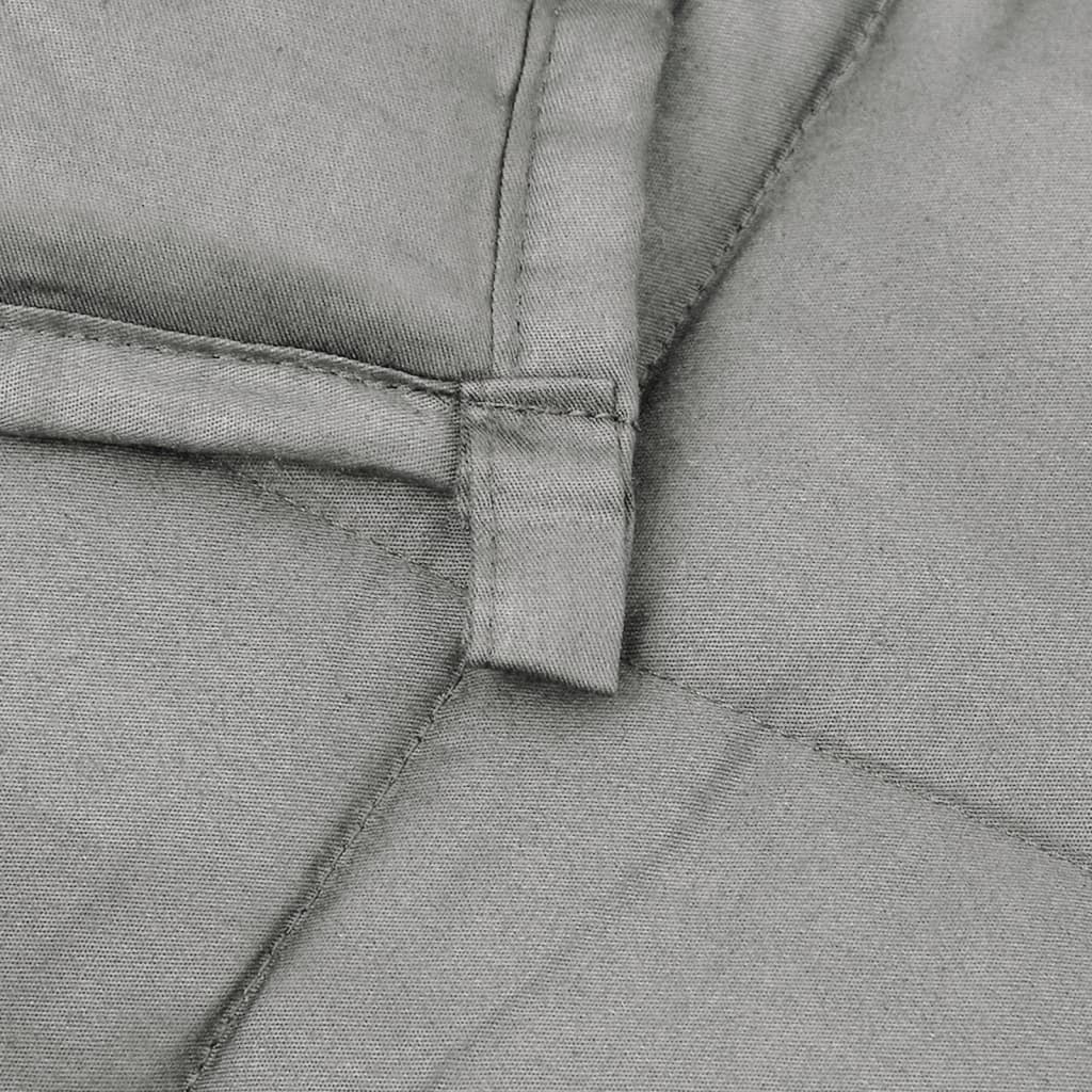 Coperta Ponderata Grigia 200x220 cm 9 kg Tessuto - homemem39