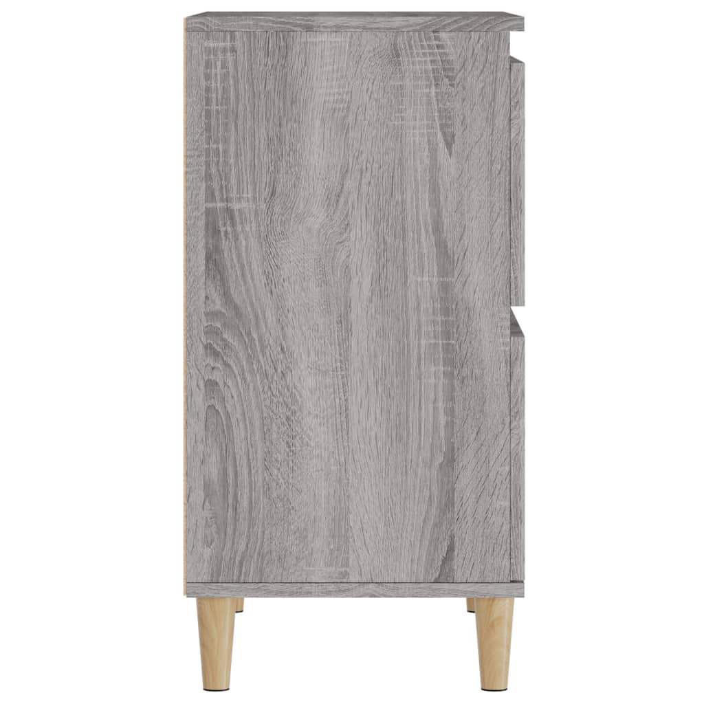 Credenze 3pz Grigio Sonoma 60x35x70 cm in Legno Multistrato - homemem39