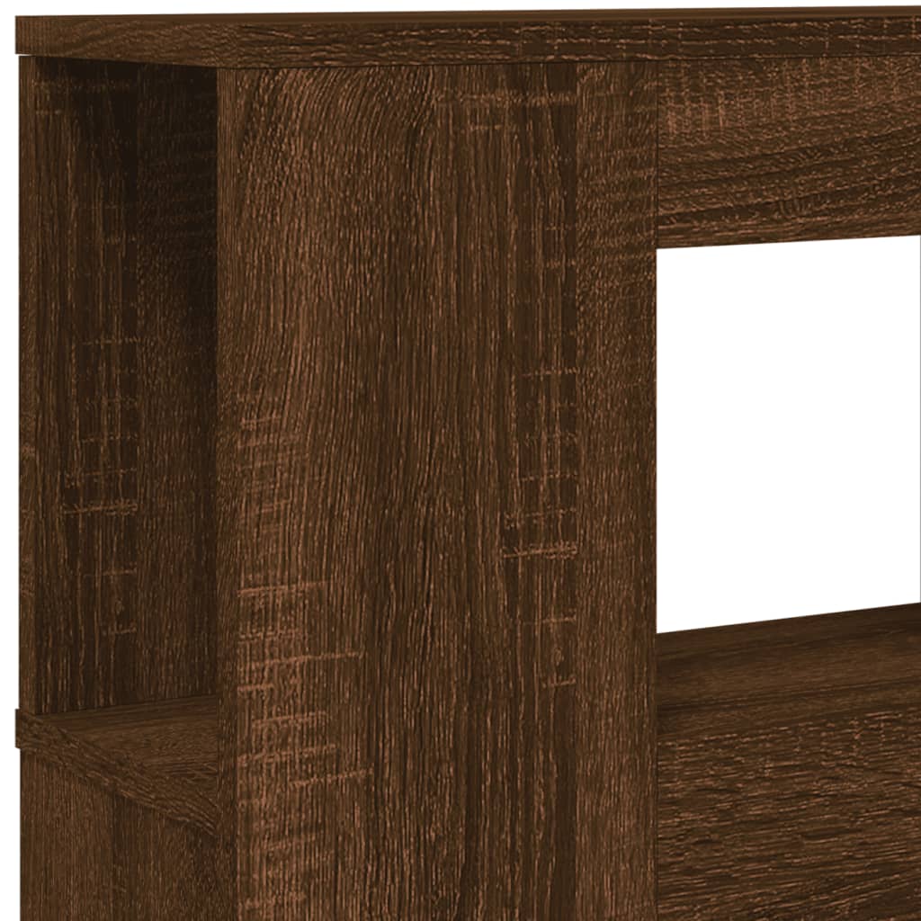 Testiera LED Rovere Marrone 220x18,5x103,5 cm Legno Multistrato - homemem39