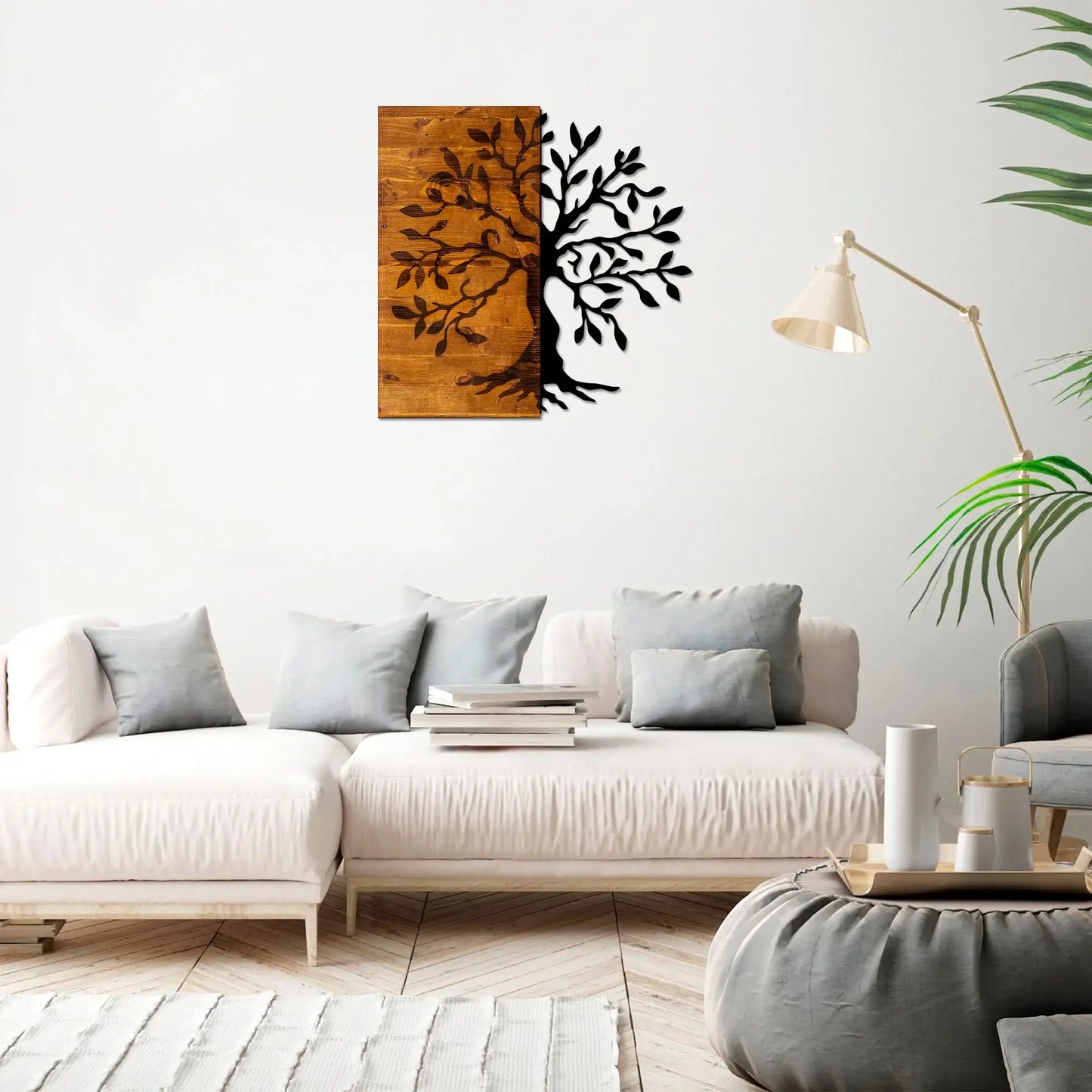 Decorative Wooden Wall Accessory - homemem39