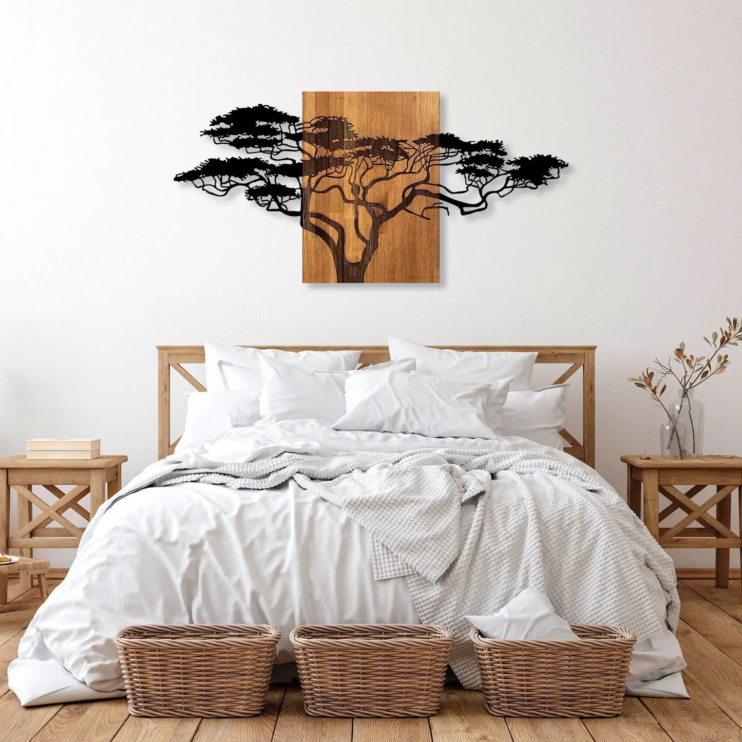 Decorative Wooden Wall Accessory - homemem39