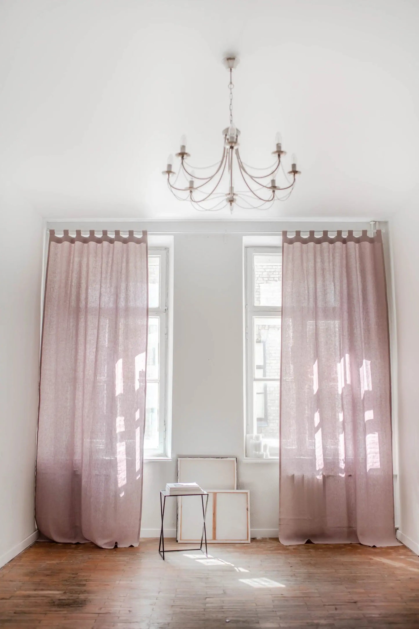 Tab top linen curtain - homemem39