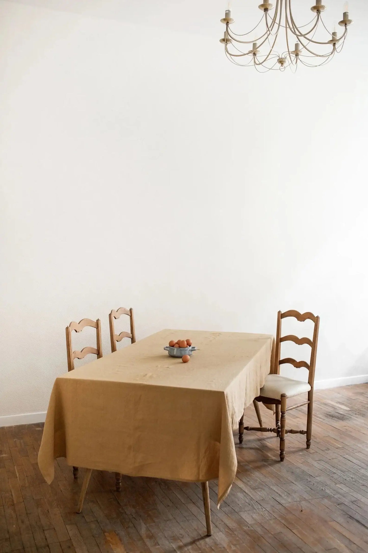 Tovaglia in lino senape - homemem39