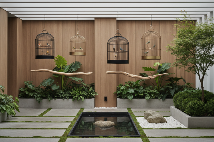 Gabbie e trespoli per uccelli