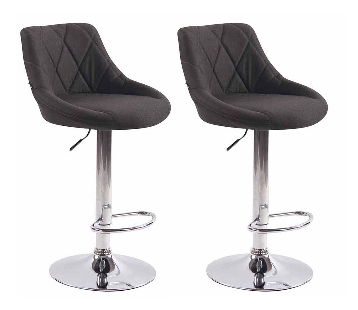 2er Set Barhocker Lazio Stoff
