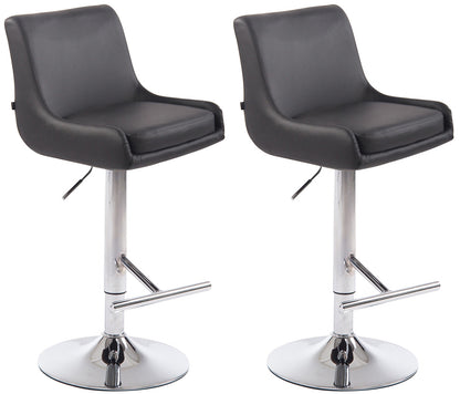 2er Set Barhocker Club Kunstleder