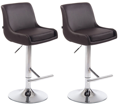 2er Set Barhocker Club Kunstleder
