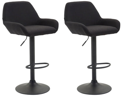 2er Set Barhocker Braga Stoff | homemem39