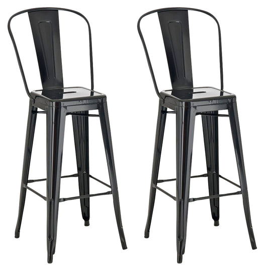 2er Set Barhocker Aiden Metall | homemem39