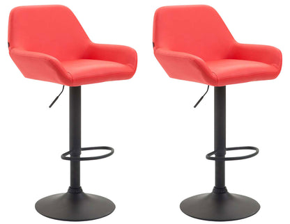2er Set Barhocker Braga Kunstleder | homemem39