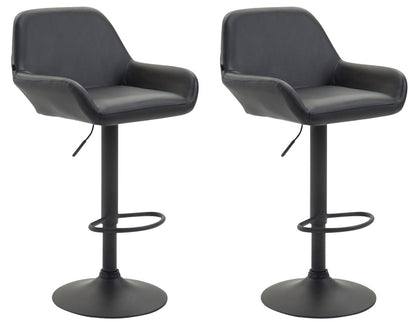 2er Set Barhocker Braga Kunstleder | homemem39