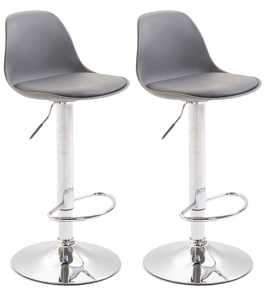 2er Set Barhocker Kiel Kunststoff