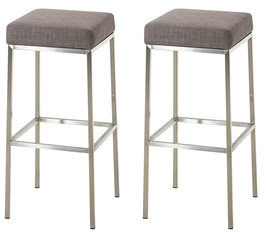 2er Set Barhocker Montreal Stoffbezug