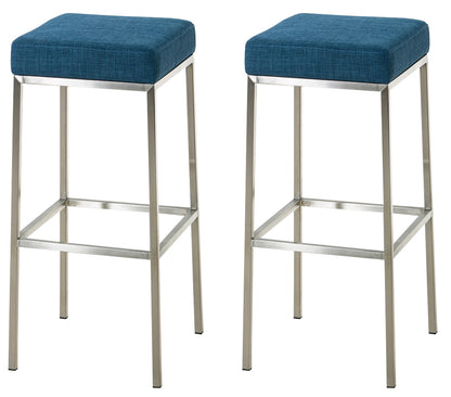 2er Set Barhocker Montreal Stoffbezug | homemem39