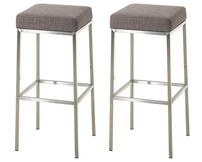 2er Set Barhocker Montreal Stoffbezug