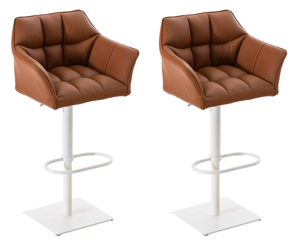 2er Set Barhocker Damaso Kunstleder | homemem39