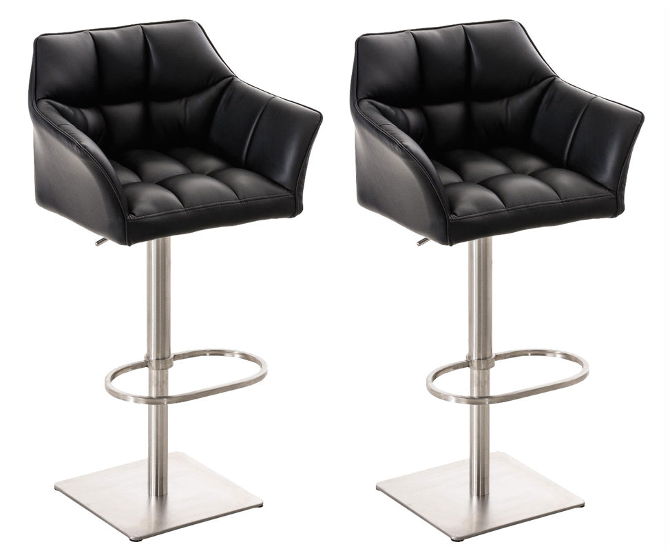 2er Set Barhocker Damaso Kunstleder