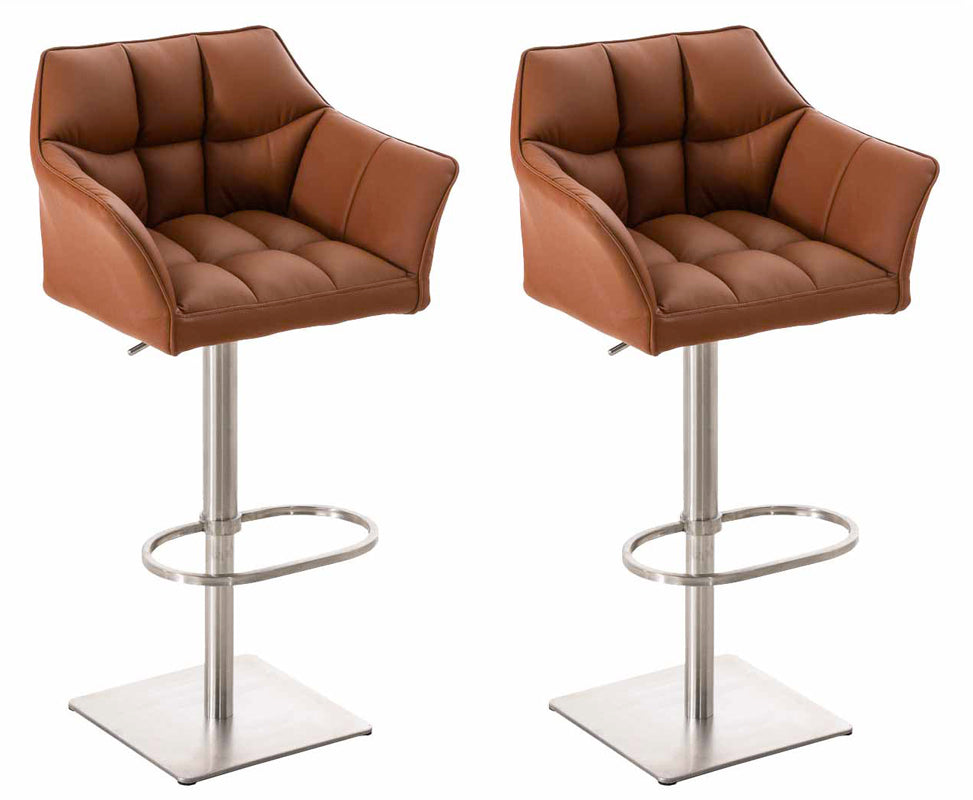 2er Set Barhocker Damaso Kunstleder | homemem39