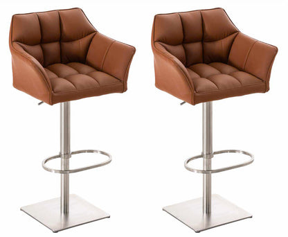 2er Set Barhocker Damaso Kunstleder