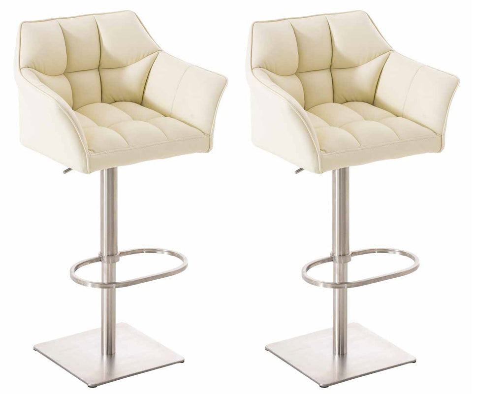 2er Set Barhocker Damaso Kunstleder | homemem39