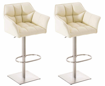 2er Set Barhocker Damaso Kunstleder | homemem39