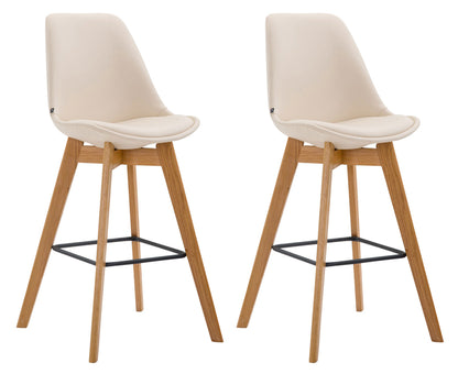 2er Set Barhocker Metz Kunstleder