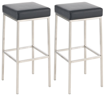 2er Set Barhocker Montreal Kunstlederbezug