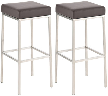 2er Set Barhocker Montreal Kunstlederbezug