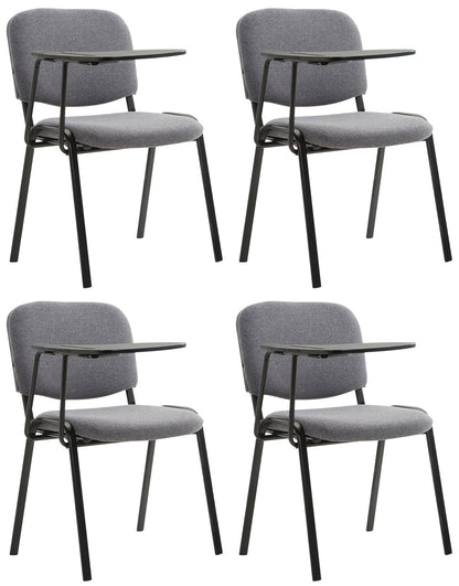 4er Set Stuhl Ken mit Klapptisch Stoff