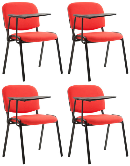 4er Set Stuhl Ken mit Klapptisch Stoff