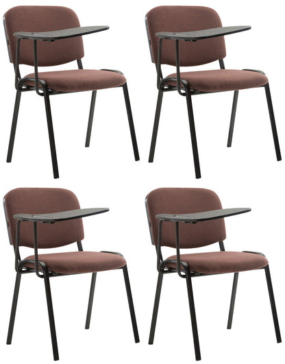 4er Set Stuhl Ken mit Klapptisch Stoff