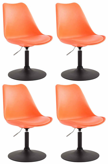 4er Set Esszimmerstühle Maverick Kunststoff