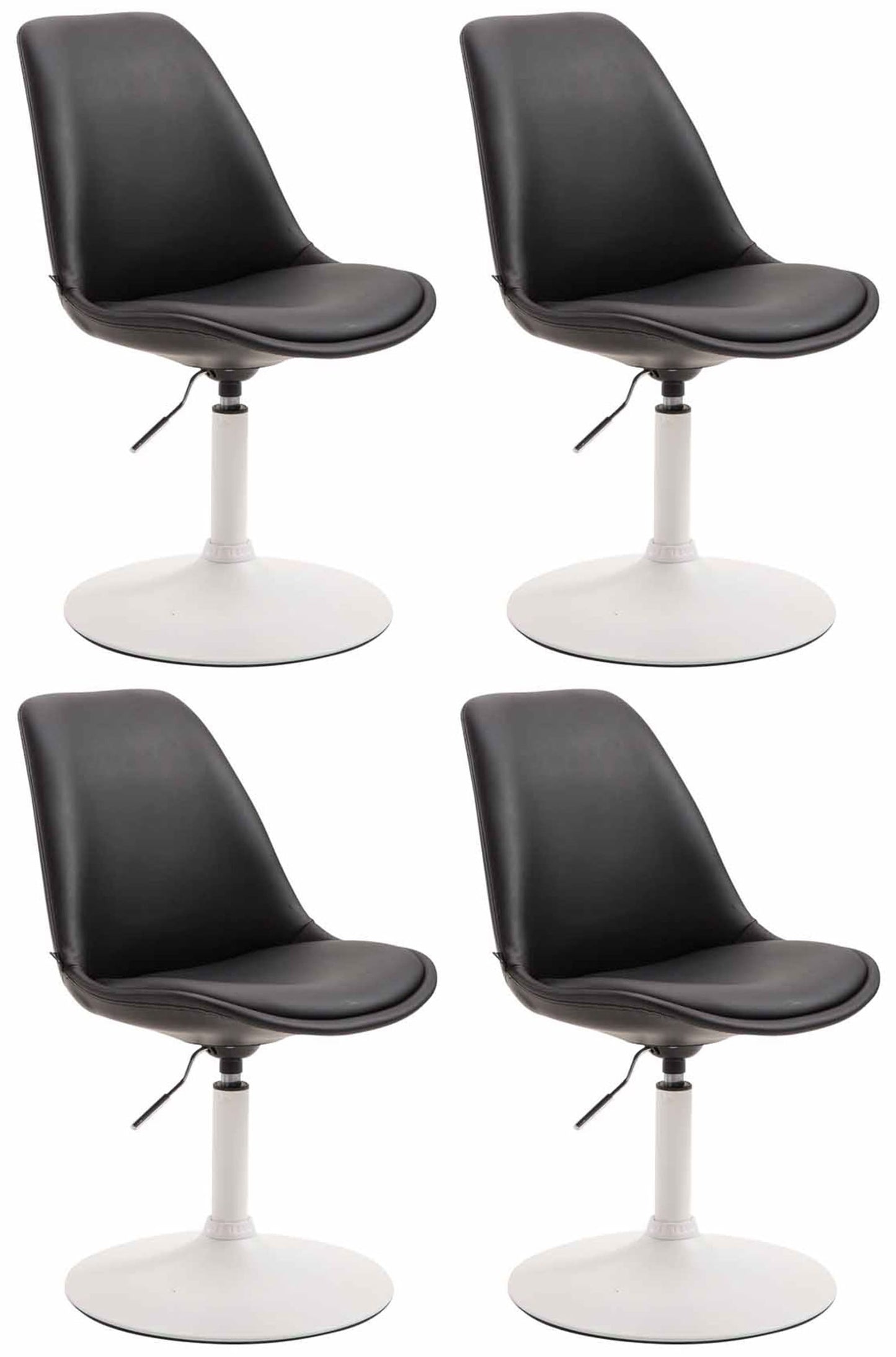 4er Set Esszimmerstühle Maverick Kunstleder
