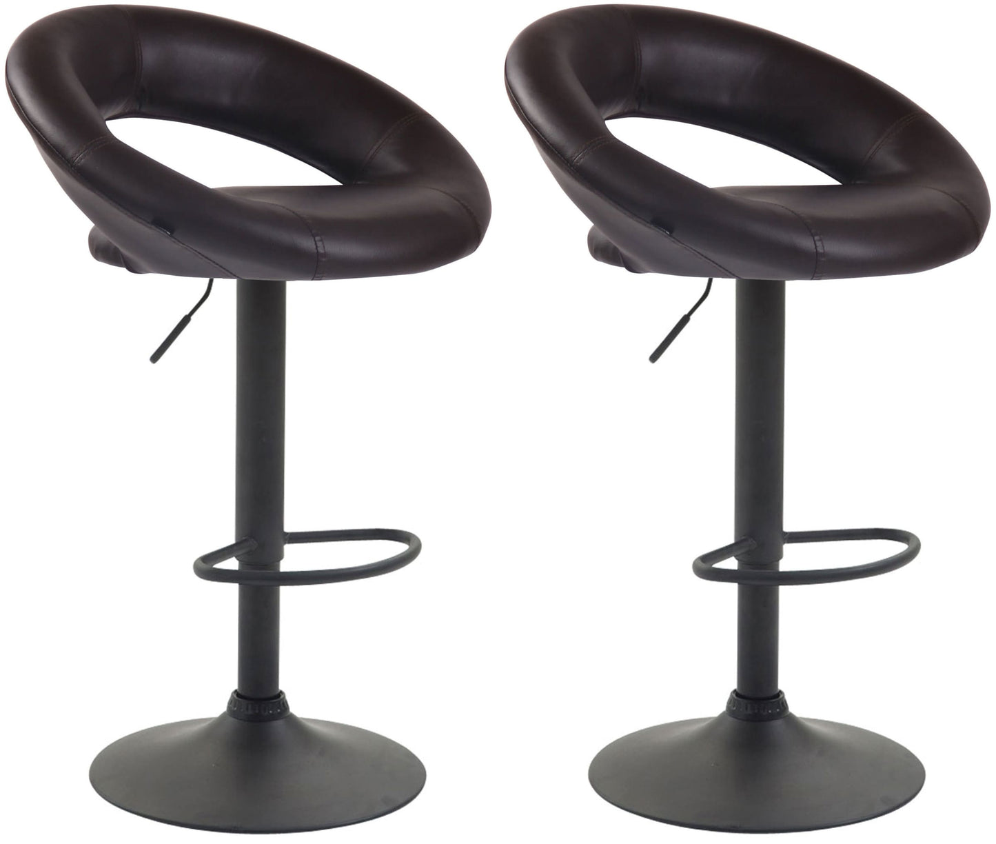2er Set Barhocker Olinda Kunstleder | homemem39