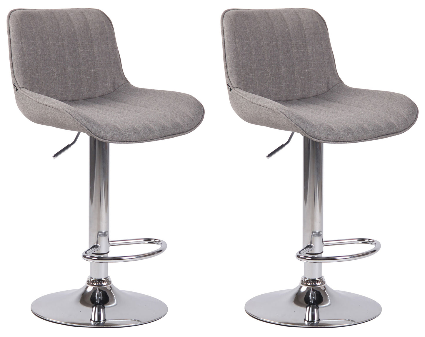 2er Set Barhocker Lentini Stoff