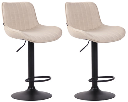 2er Set Barhocker Lentini Stoff