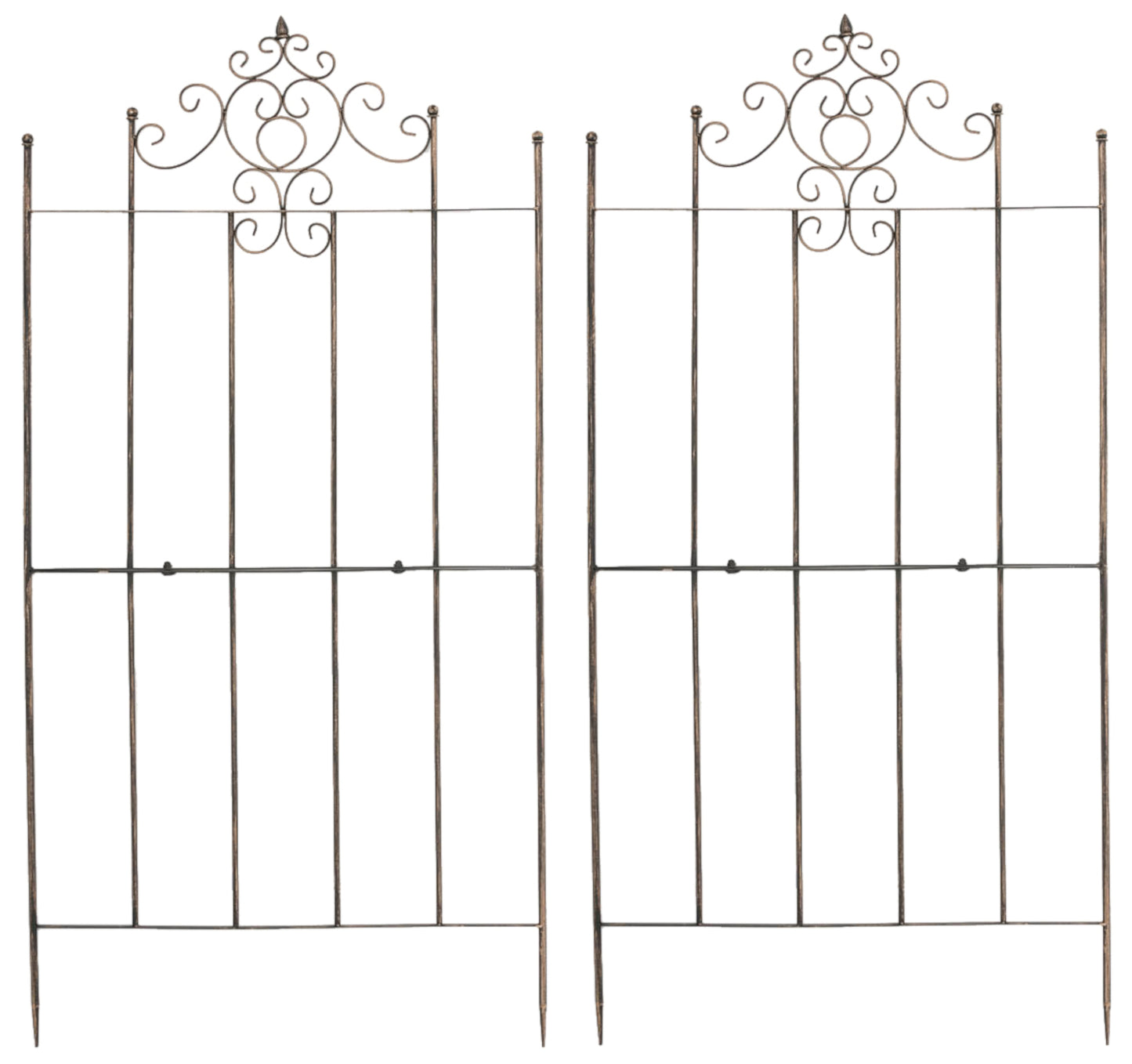2er Set Rankgitter Paula 170 x 86 cm - homemem39