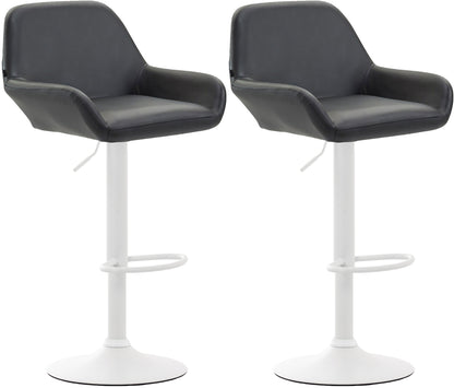 2er Set Barhocker Braga Kunstleder | homemem39