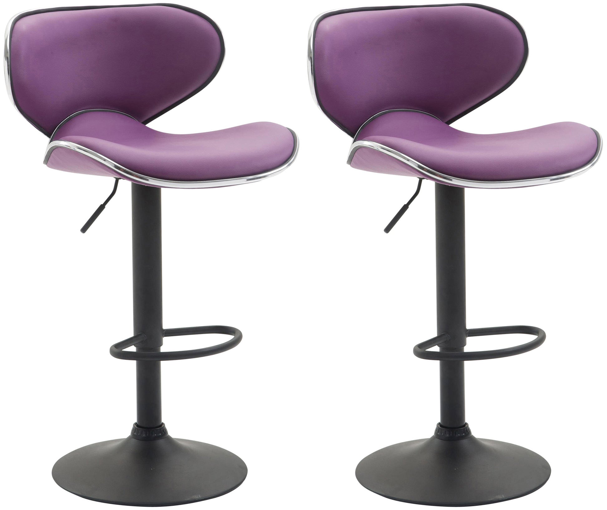 2er Set Barhocker Las Vegas Kunstleder | homemem39