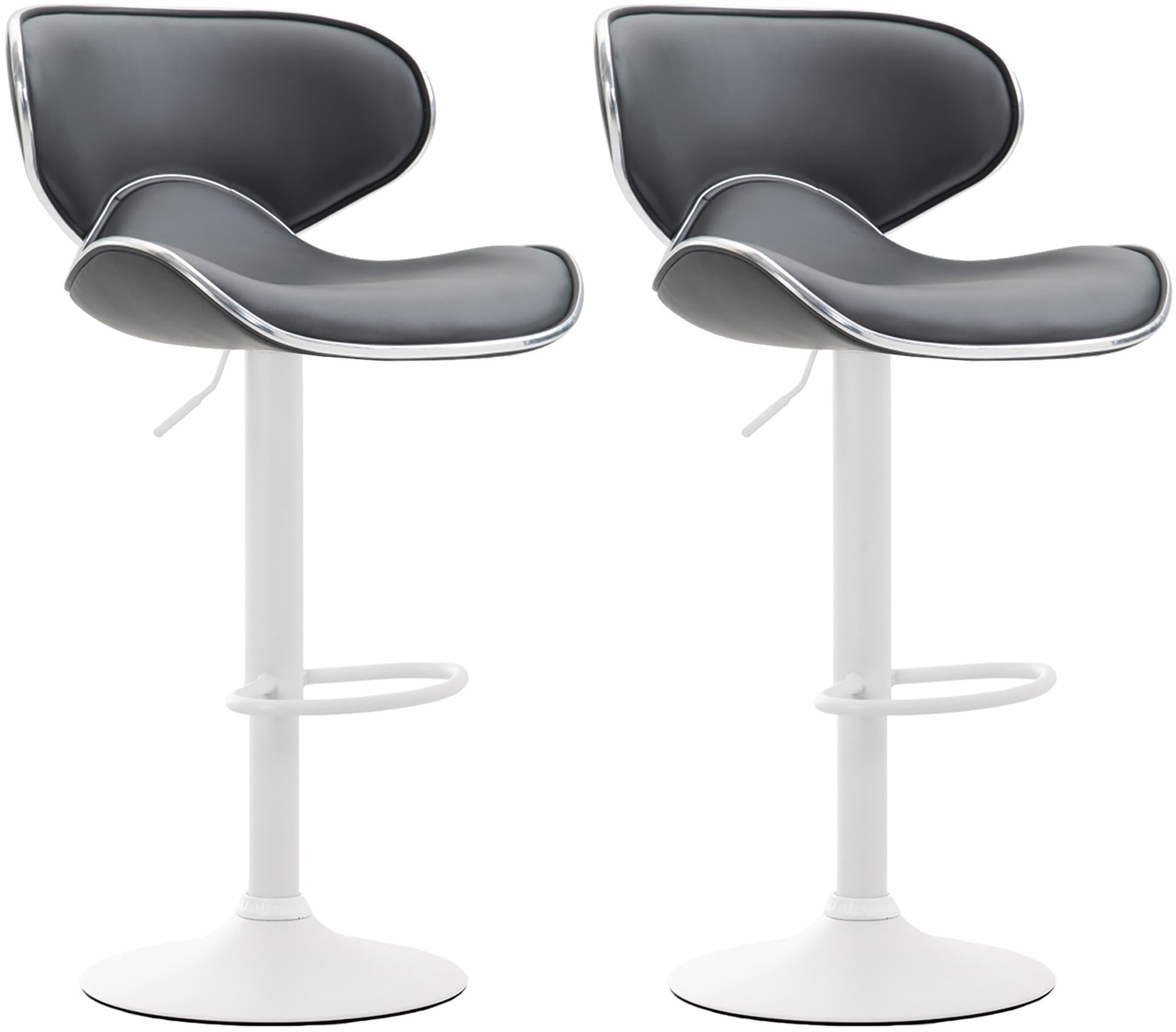 2er Set Barhocker Las Vegas Kunstleder | homemem39