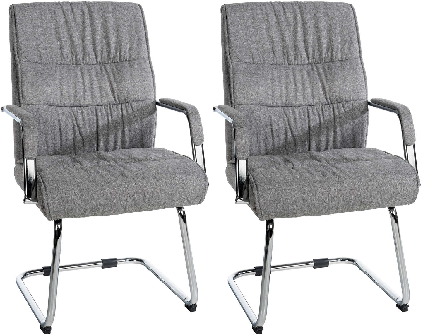 2er Set Besucherstuhl Sievert Stoff
