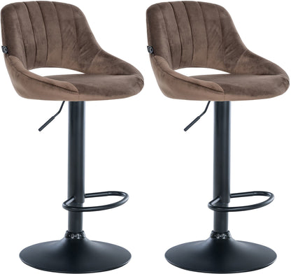 2er Set Barhocker Milet Samt