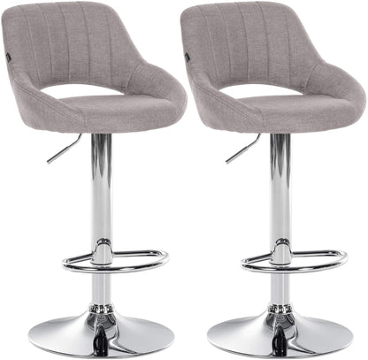 2er Set Barhocker Milet Stoff