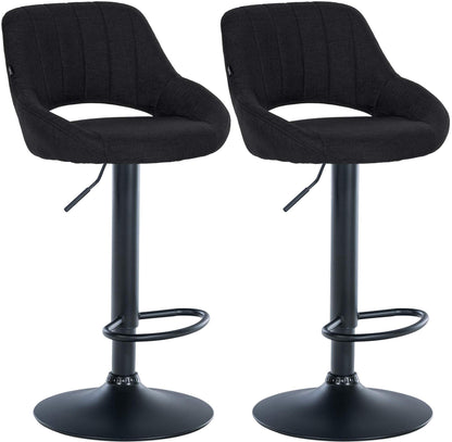 2er Set Barhocker Milet Stoff