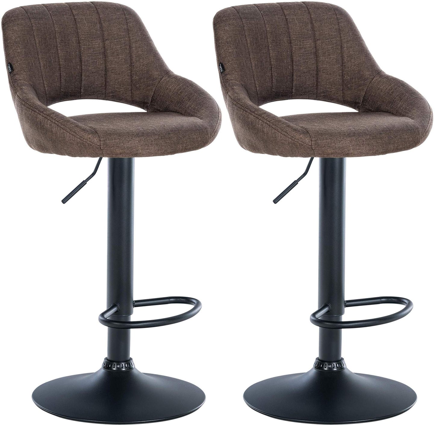 2er Set Barhocker Milet Stoff
