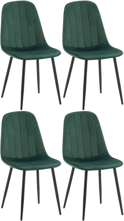 4er Set Esszimmerstuhl Baxter Samt