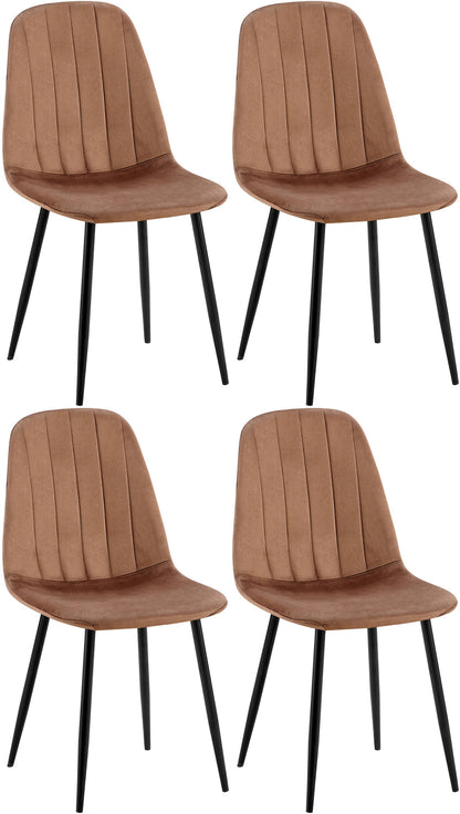 4er Set Esszimmerstuhl Baxter Samt
